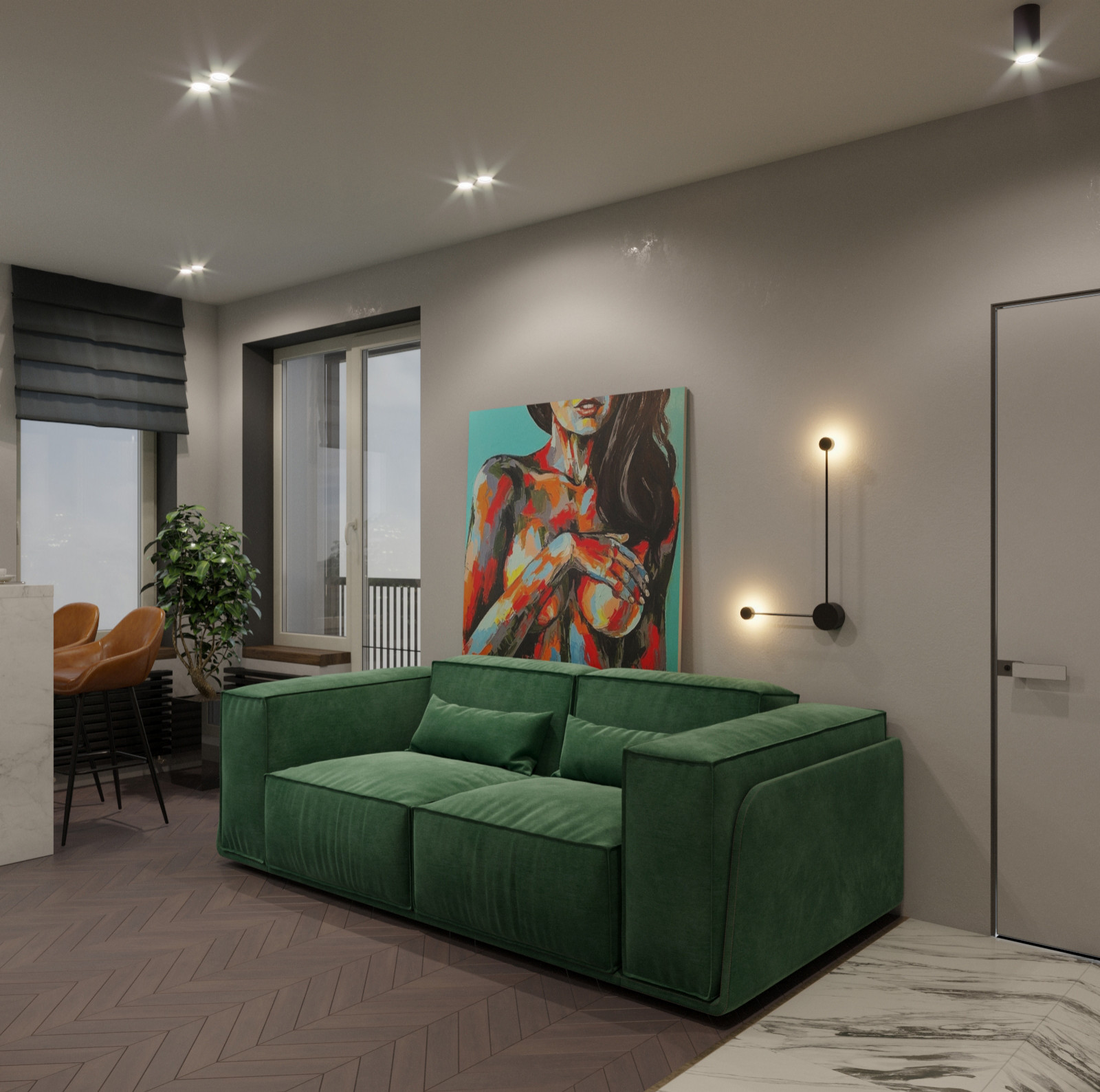 Кухня-гостиная