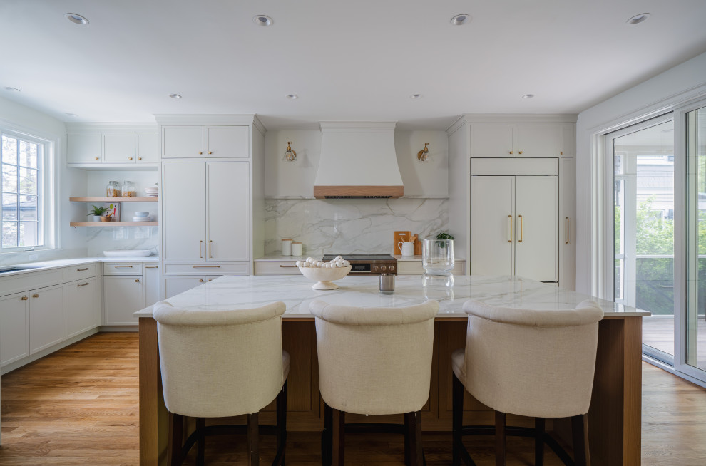 Inspiration for a transitional kitchen remodel in DC Metro
