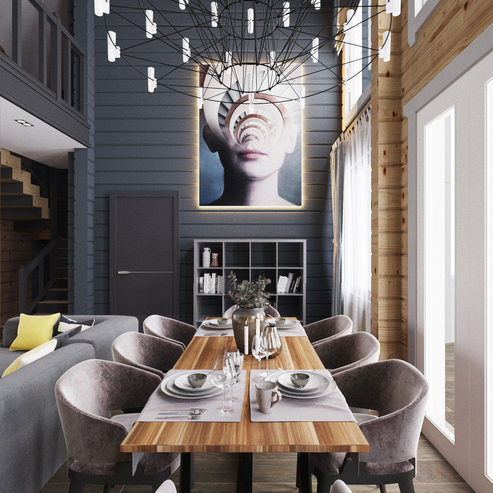 Дизайн-проект загородного дома из бруса