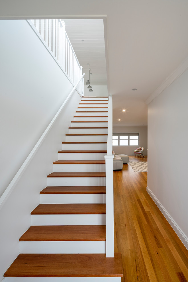 This is an example of a beach style staircase in Brisbane.