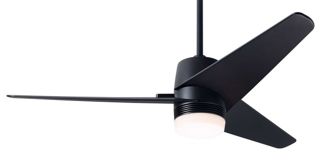 Modern Fan Velo Dc Dark Bronze 48 Dark Blades Led Ceiling Fan