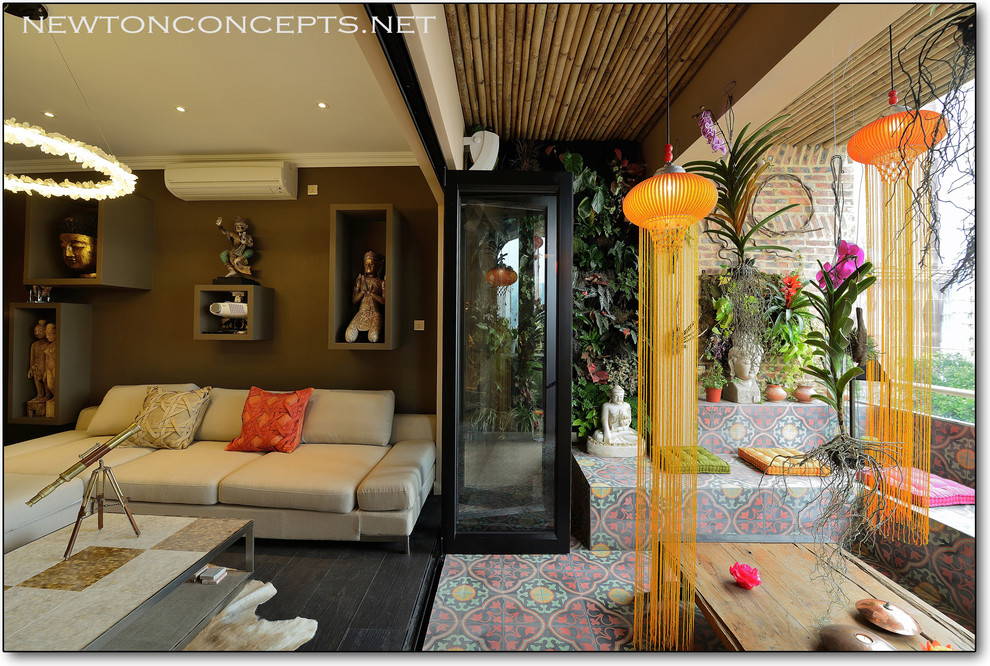 Inspiration for an eclectic patio in Hong Kong.