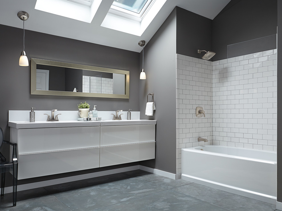 Bathroom - transitional bathroom idea in Indianapolis