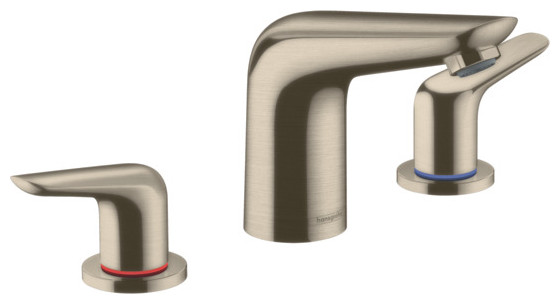 Hansgrohe Focus N Widespread Faucet 100, 1.2 Gpm Brushed Nickel
