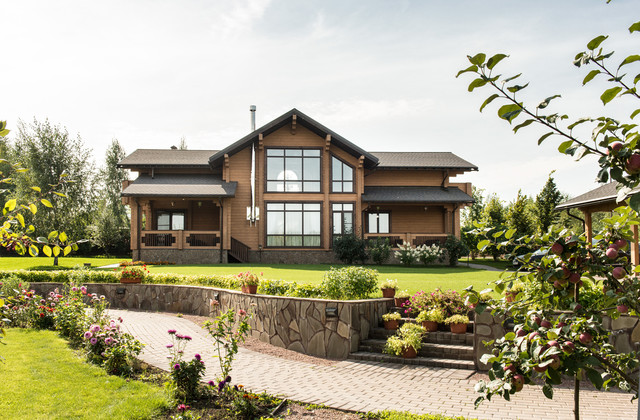 Дом в Рождествено landhausstil-garten