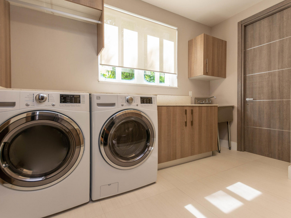 Miami, Florida Luxury Home Modern Laundry Room Miami by Biaggi Cucina Houzz