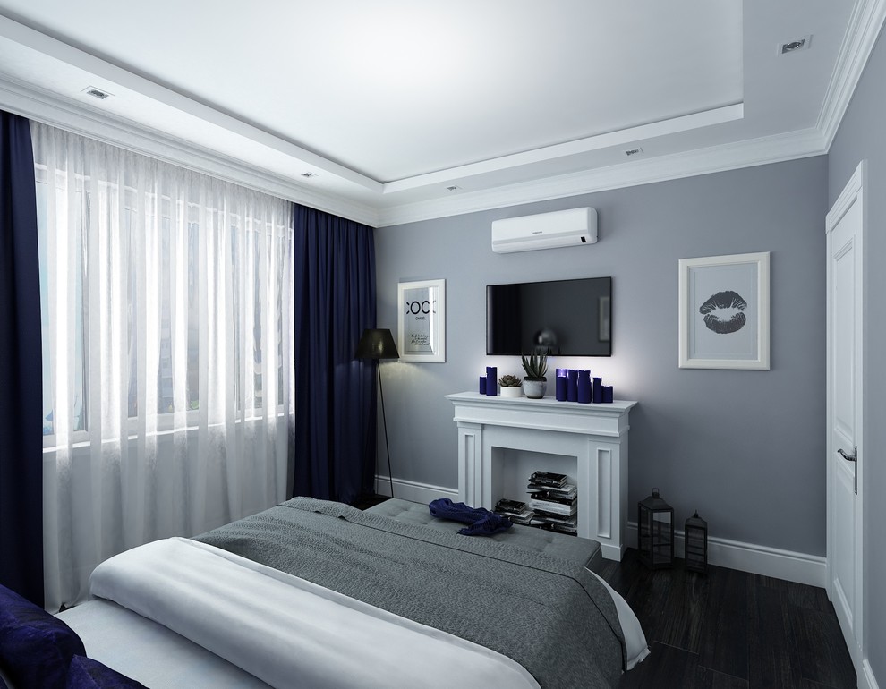 Спальня с гардеробом 19,7 кв.м. (Москва)