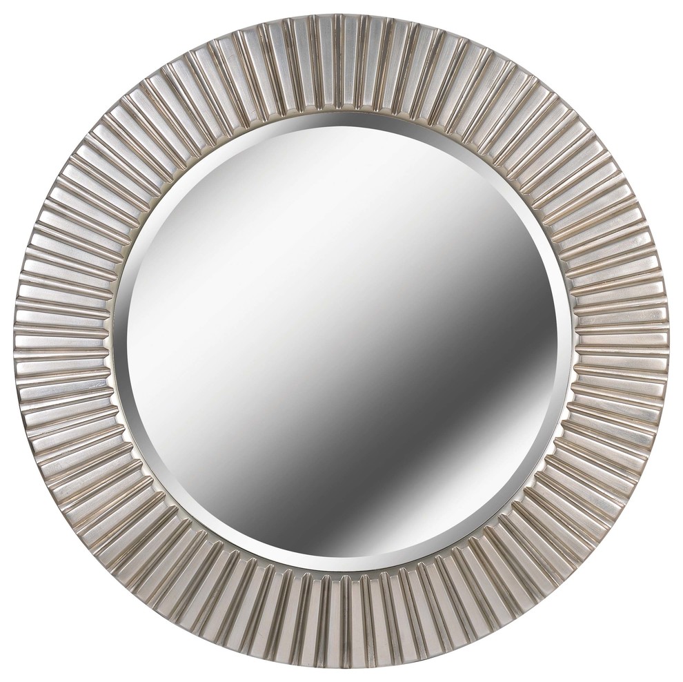 North Beach Wall Mirror, 34" Transitional Wall Mirrors by