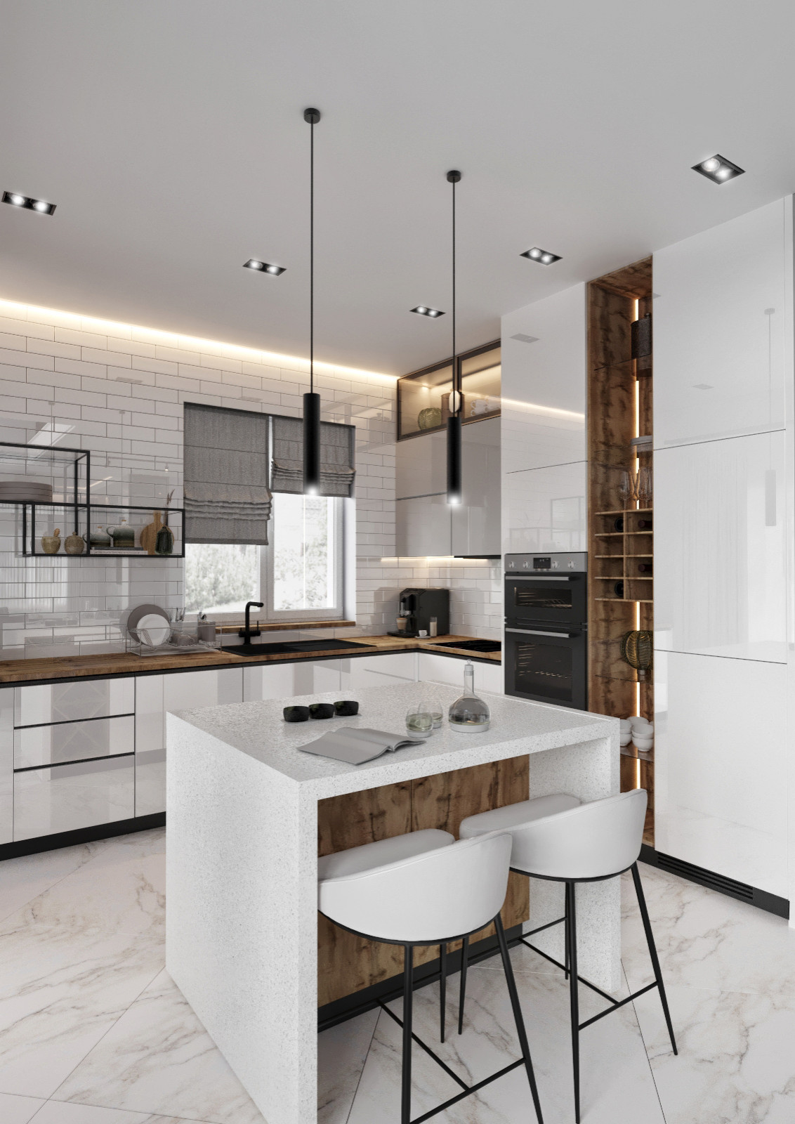 Проект двухэтажного частного дома 150 кв.м.