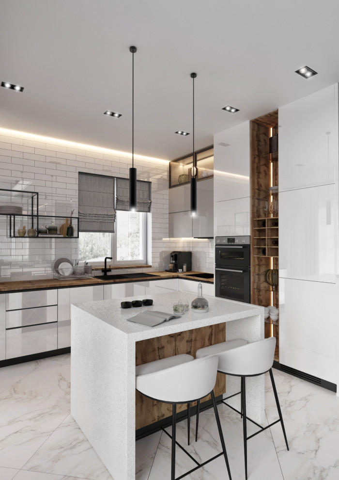 Проект двухэтажного частного дома 150 кв.м.