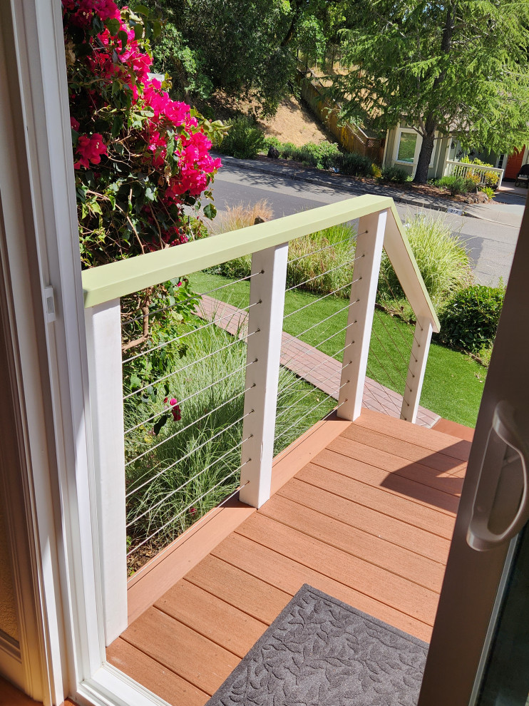 Install new deck,bench,with cable rail systems