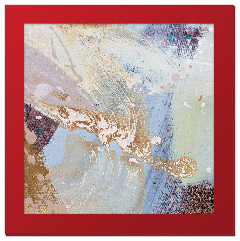 Grandeur Spotlight Wall/Floor Art, Italian Red, WM05028 Contemporary