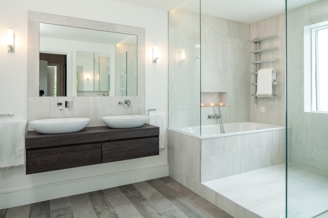 Highgate, North London contemporary-bathroom
