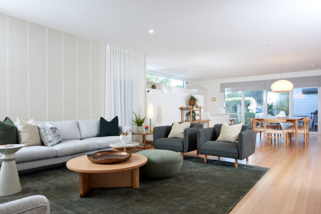 Beach Elegance modern-vardagsrum