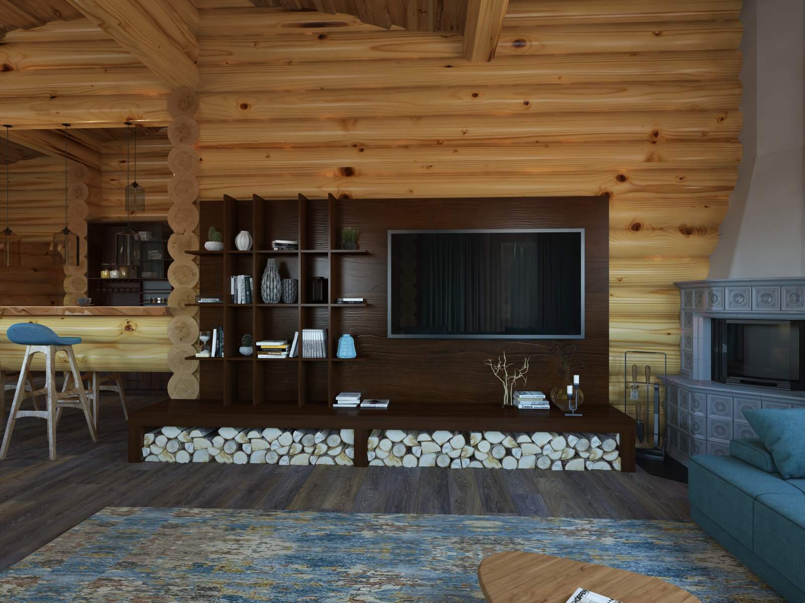 Деревянный дом на Новой Риге