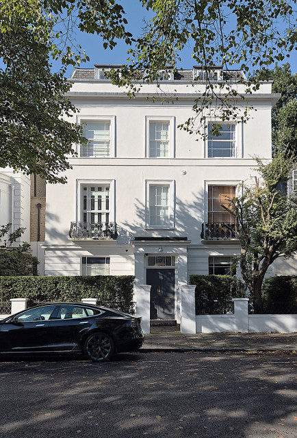 Flat conversion Notting Hill contemporary-fasad