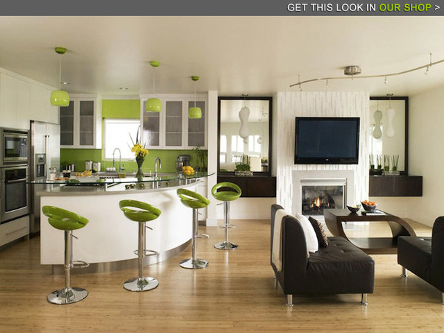 Fireplaces modern-wohnzimmer