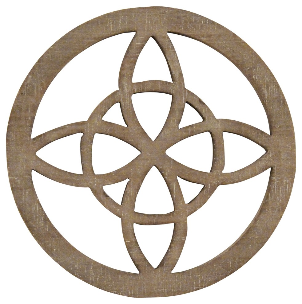 Stratton Home Decor Wood Medallion Wall Decor Farmhouse Wall