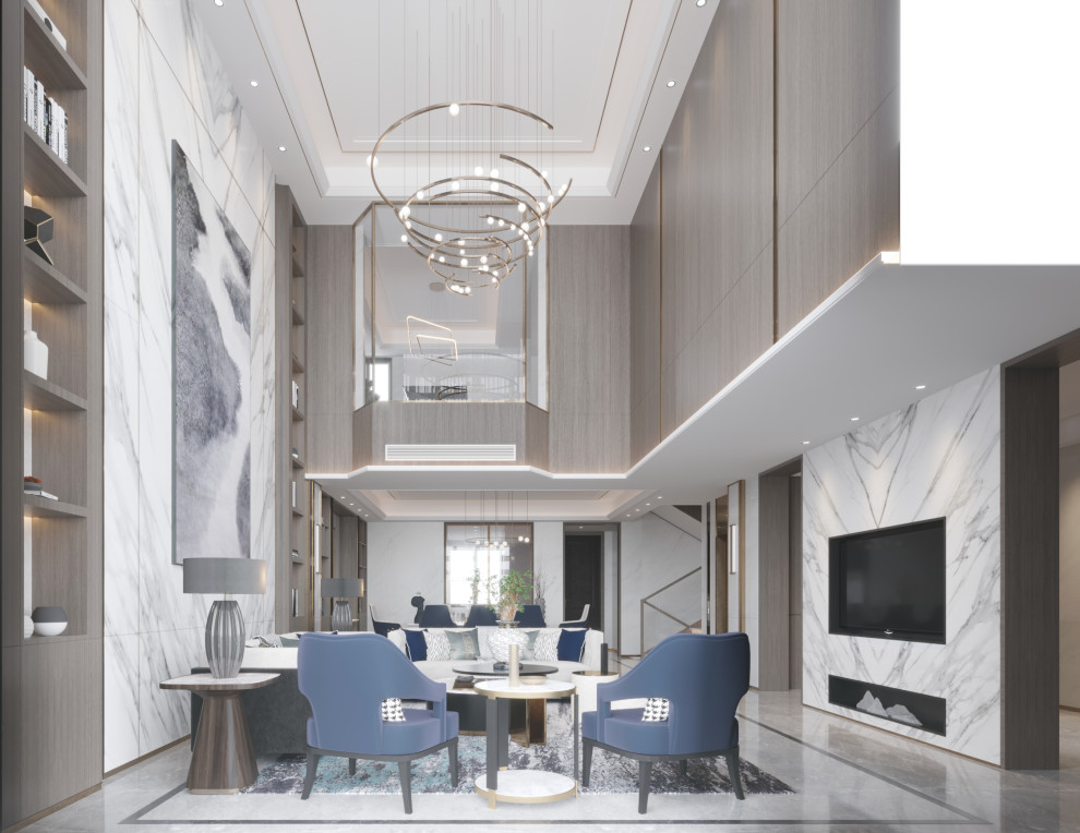 Дизайн интерьеров загородного дома в Ренессанс Парке