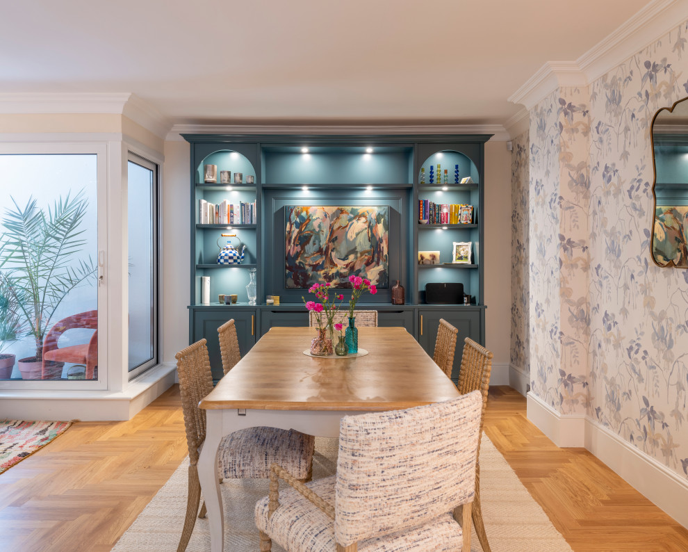 Beautiful Bespoke Wall Unit with Custom Storage