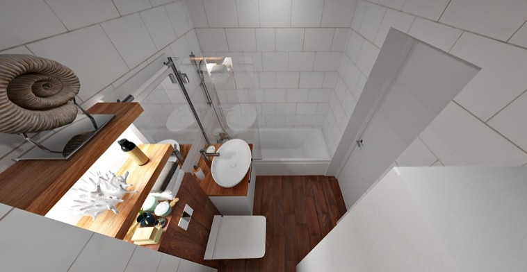 "Всё в одном" -  проект однокомнатной квартиры