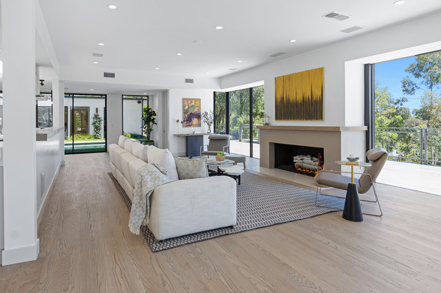 Skytop Project Encino contemporain-salon