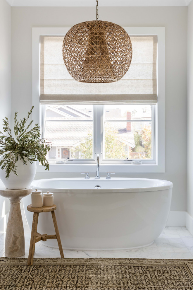 Example of a beach style bathroom design in Orange County