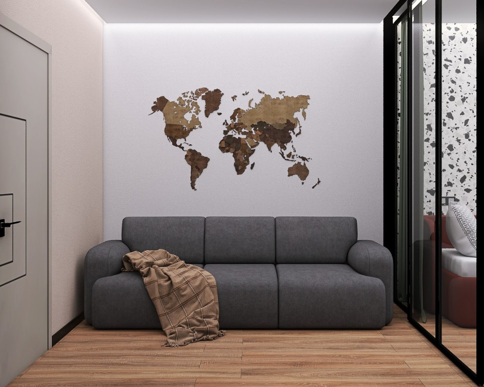 Стильная двушка для семьи из 4-х человек!