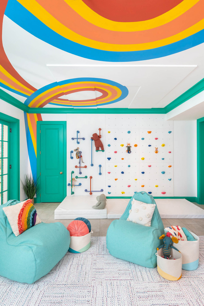 Arlington, VA Playroom - Trendy kids' room photo in Boston