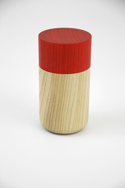 Tutu - Wood Container - Soji Collection Medium Red