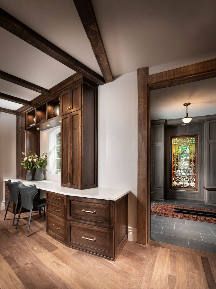 Inspiration for a mid-sized traditional hallway in Other.