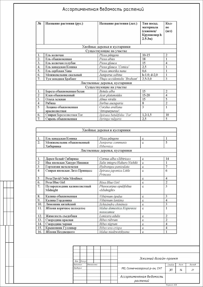 Лес или сад