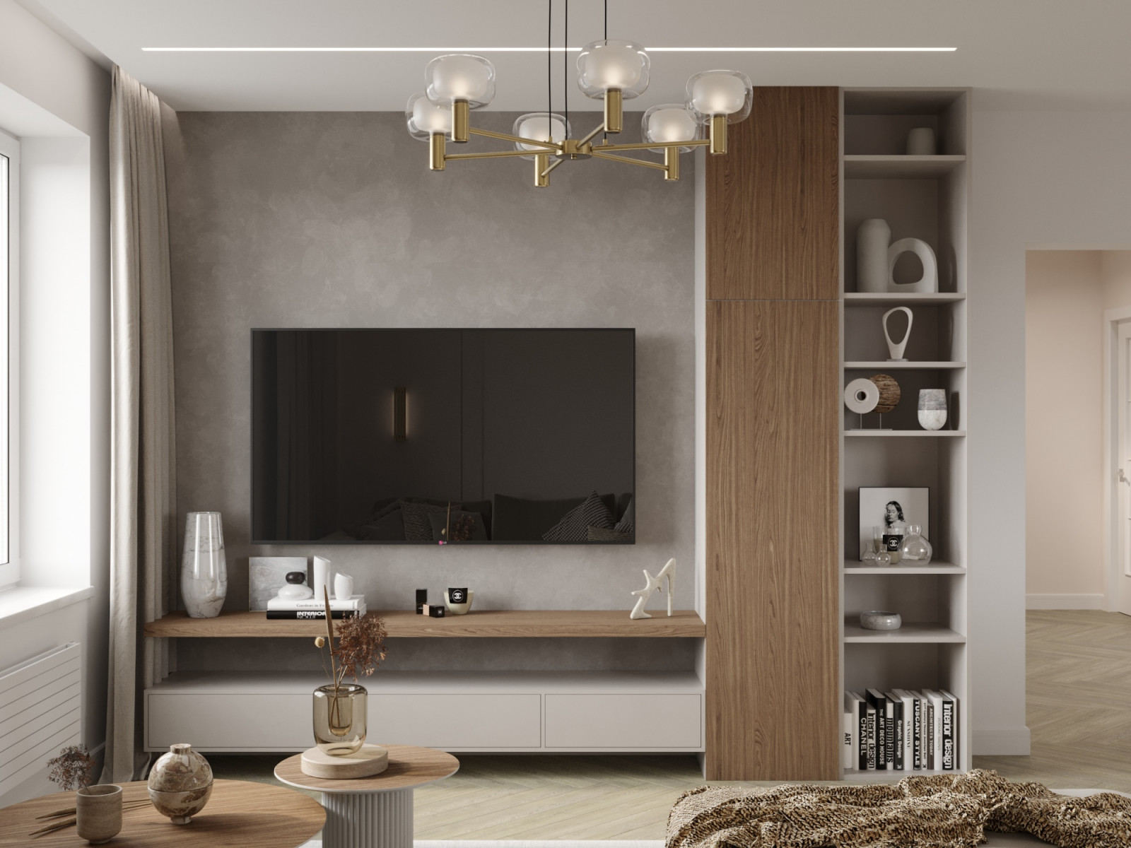 Дизайн интерьера квартиры в ЖК " Пять столиц"