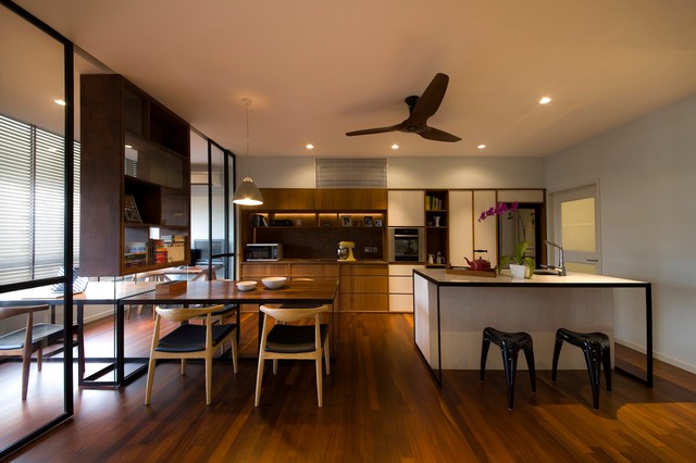 6 Open Concept Kitchens For Your Apartment Inspiration   Modern Dining Room 