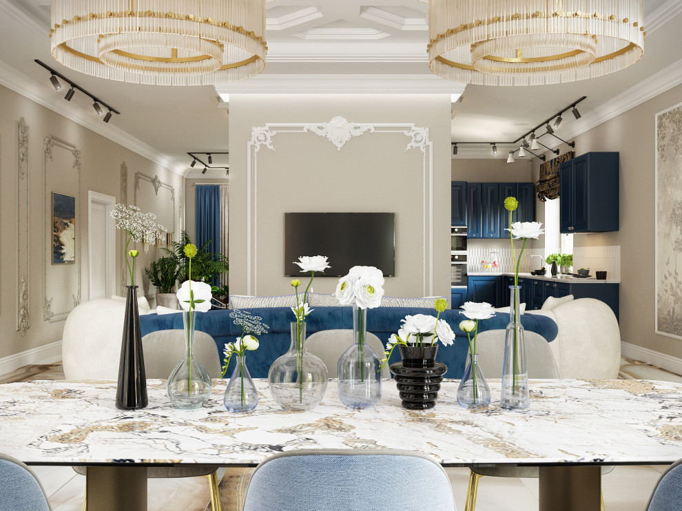 Акцентный синий