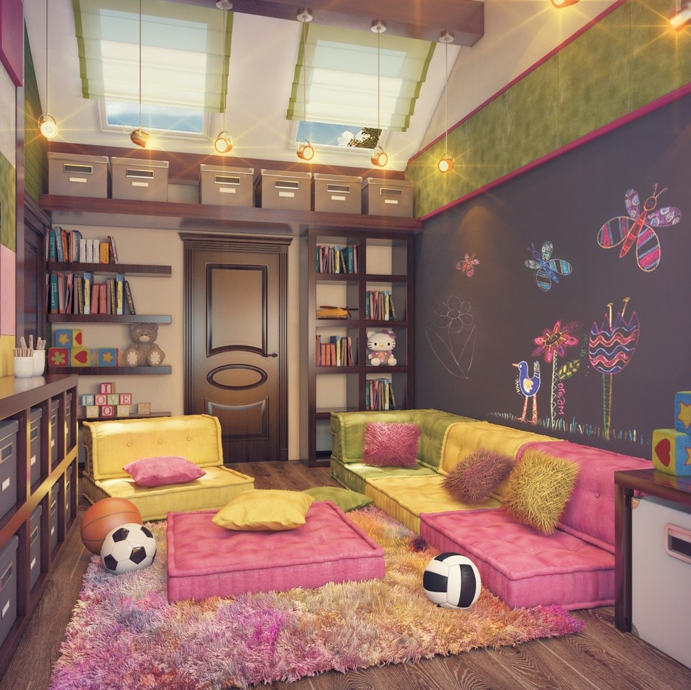 Детская игровая комната в холле (Третий этаж, мансарда)