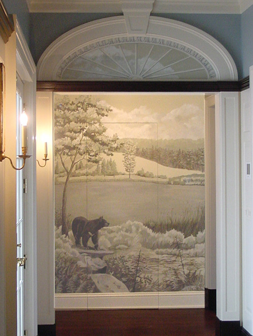 Photo of a traditional entryway in New York.