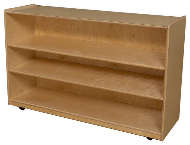 Mobile Shelf Storage Transitional Display And Wall Shelves