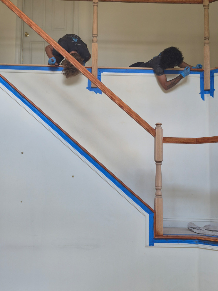 New Hope Kitchen Painting Railings Trim