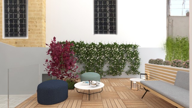 Terrazzo in stile contemporaneo contemporary-deck