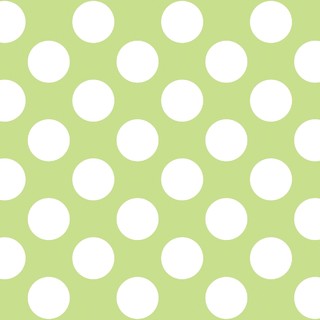 Polka Dot Green/White Removable Wallpaper - Contemporary - Wallpaper ...