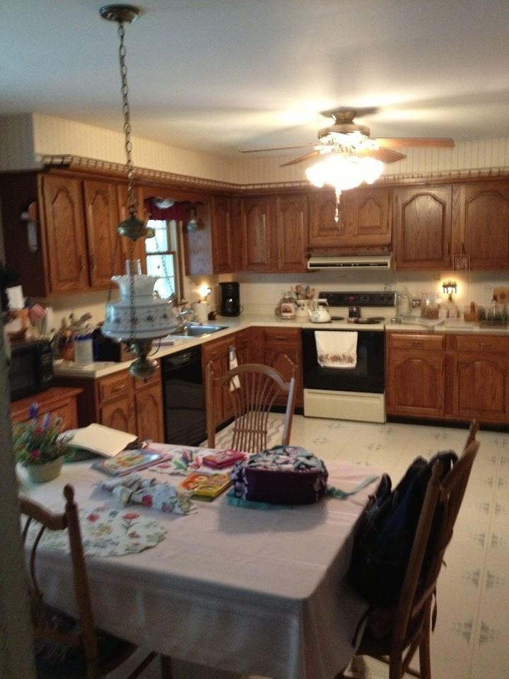 Total kitchen/family room renovation complete!!