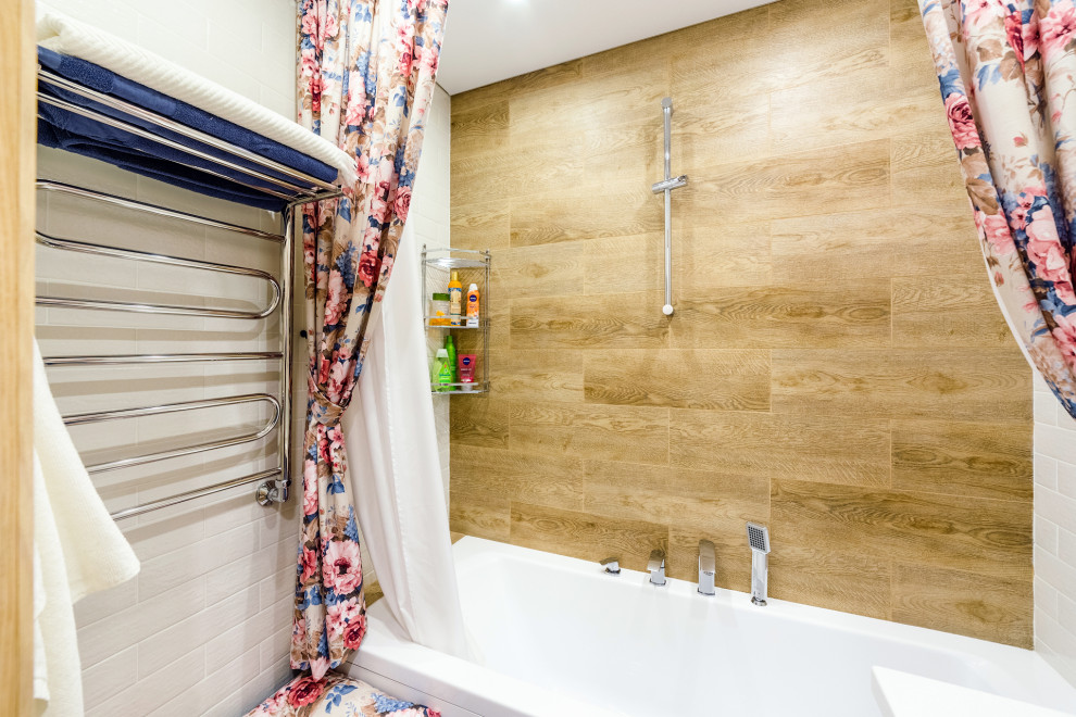 Квартира с синими акцентами