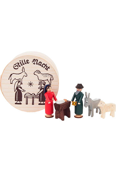 Dregeno Chip Box Nativity With Animals Contemporary Holiday Accents And Figurines By Alexander Taron