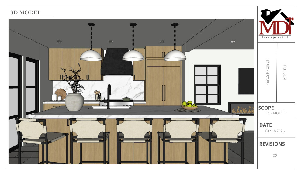 Coastal Calm Kitchen | Santa Ana Home