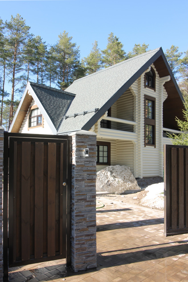 Срубовой коттедж в Рощино