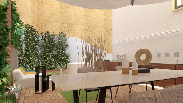 Terrazzo in stile contemporaneo contemporary-deck