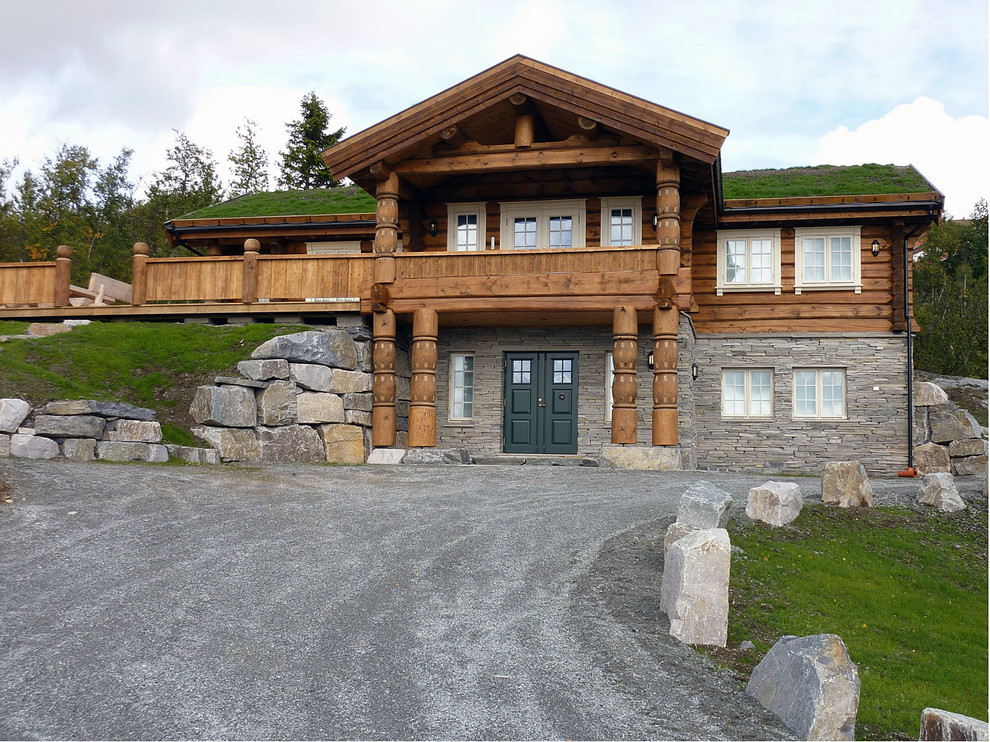 Наш дом в Норвегии из лафета