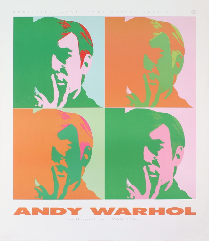 Andy Warhol-Marilyn Black #24-1989 Poster
