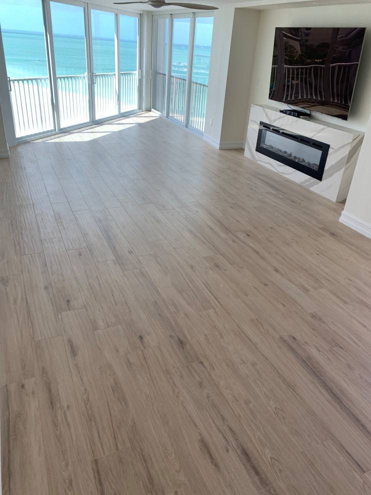 Tile wood planks